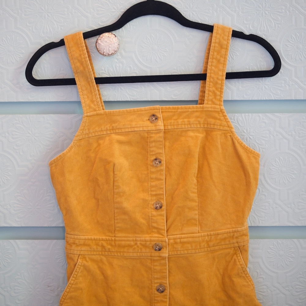 J Crew Corduroy Button Front Dress